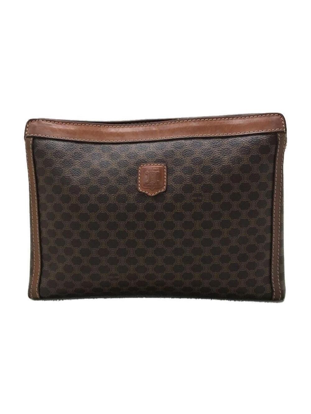 Celine Clutch Bag Brown All over